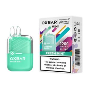 OXBAR x Alphaa Wave Mini 2200 Puff Disposable Fresh Mint – Puffezee