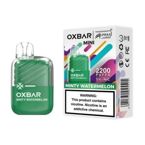 OXBAR x Alphaa Wave Mini 2200 Puff Disposable Minty Watermelon – Puffezee