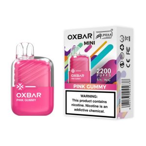 OXBAR x Alphaa Wave Mini 2200 Puff Disposable Pink Gummy – Puffezee