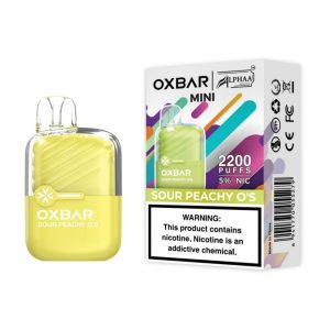 OXBAR x Alphaa Wave Mini 2200 Puff Disposable Sour Peachy Os – Puffezee