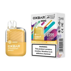 OXBAR x Alphaa Wave Mini 2200 Puff Disposable Strawberry Mango – Puffezee