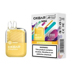 OXBAR x Alphaa Wave Mini 2200 Puff Disposable Strawnana – Puffezee
