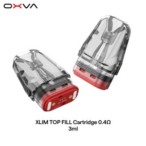 Oxva Xlim Top Fill Replacement Pod Cartridge 3pk 0.4 Ohms 3ml – Puffezee