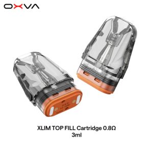Oxva Xlim Top Fill Replacement Pod Cartridge 3pk 0.8 Ohms 3ml – Puffezee