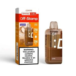 Off Stamp Crystal Cube 35k Puff Disposable Replacement Pod Cartridge 1PK Coffee – Puffezee