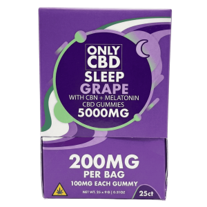 Only CBD Gummies 200MG-25CT at Puffezee