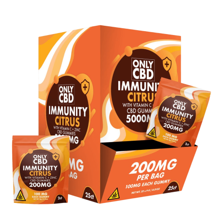 Only CBD Immunity Gummies 200MG-25CT