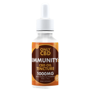 Only CBD Immunity Tincture -VItamin C / D3 1000MG - 30 ML – buy online at Puffezee