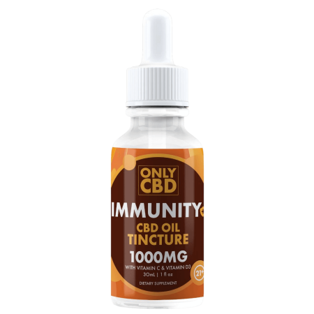 Only CBD Immunity Tincture -VItamin C / D3 1000MG - 30 ML