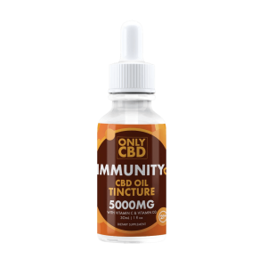 Only CBD Immunity Tincture -VItamin C / D3 5000MG - 30 ML at Puffezee