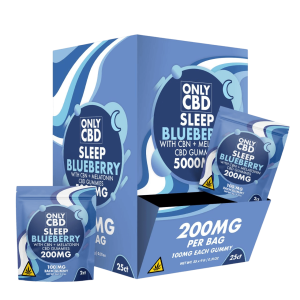 Only CBD Sleep Gummies 200MG-25CT at Puffezee