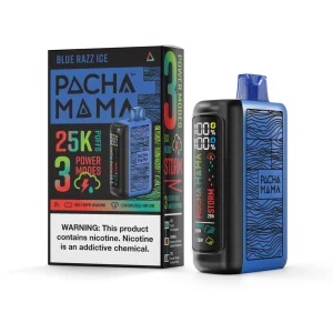 Pachamama 25K Puff Disposable Blue Razz Ice – Puffezee