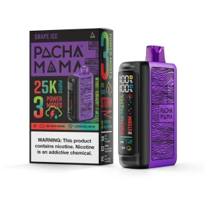 Pachamama 25K Puff Disposable Grape Ice – Puffezee
