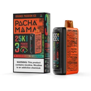 Pachamama 25K Puff Disposable Orange Passion Ice – Puffezee