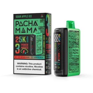 Pachamama 25K Puff Disposable Sour Apple Ice – Puffezee