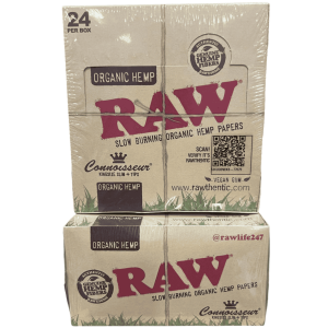 RAW Rolling Papers 24PK - King Size Slim at Puffezee