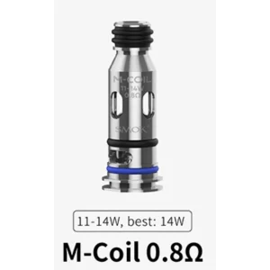 SMOK M Coil Replacement Coil 5PK Mesh 0.8 OHMS – Puffezee