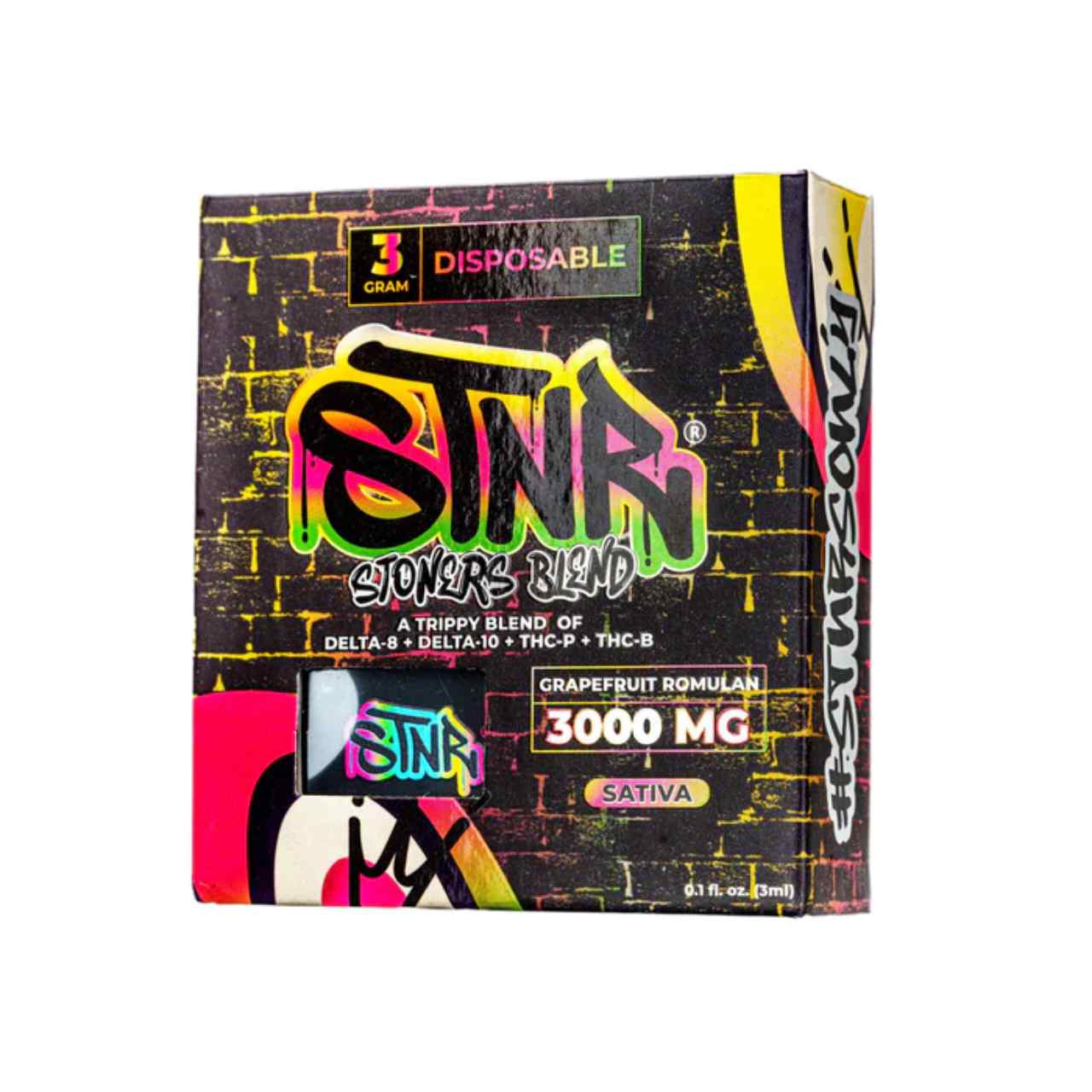 STNR Stoners Blend Delta-8 Delta-10 THC-P THC-B Disposable - 3G - Image 9
