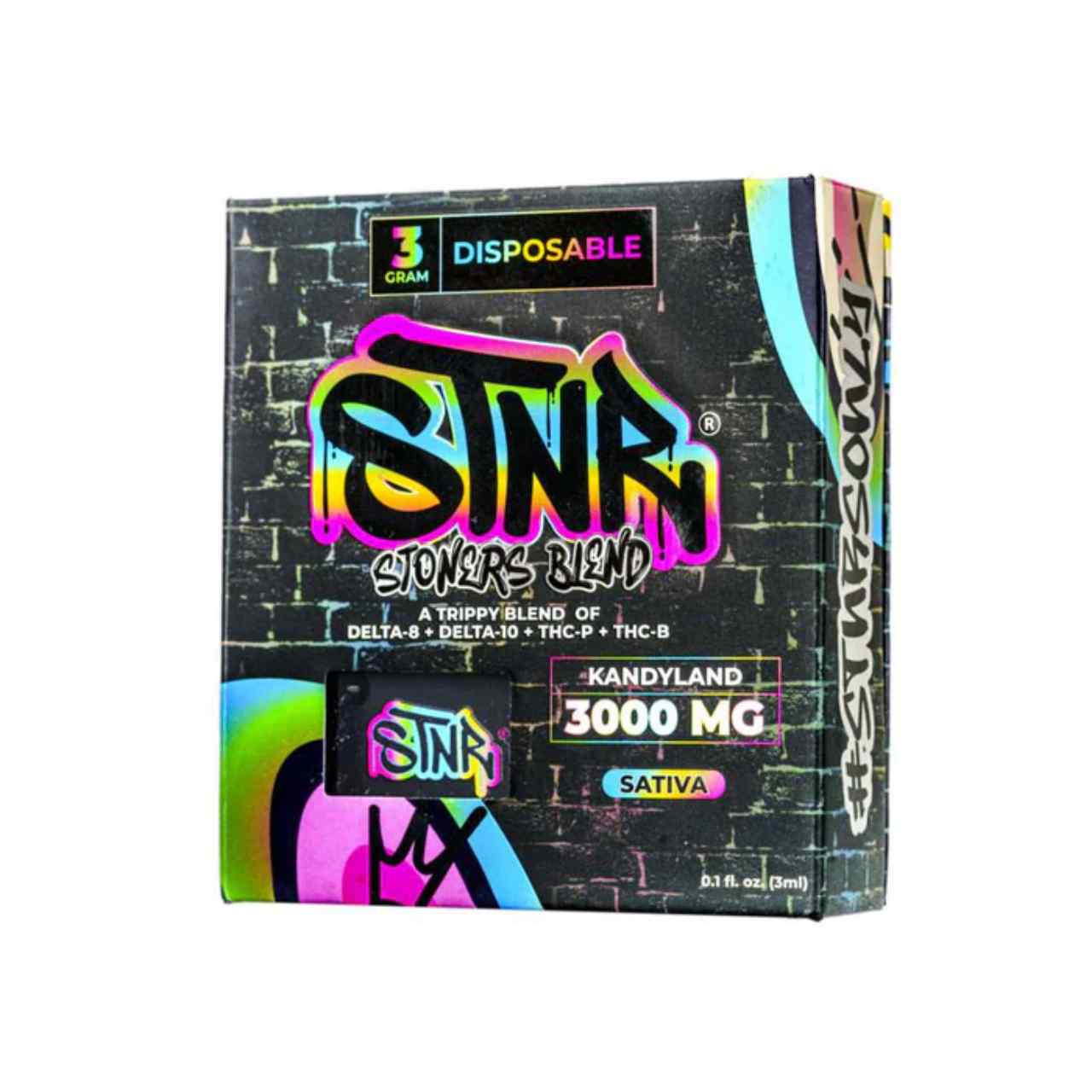 STNR Stoners Blend Delta-8 Delta-10 THC-P THC-B Disposable - 3G - Image 10