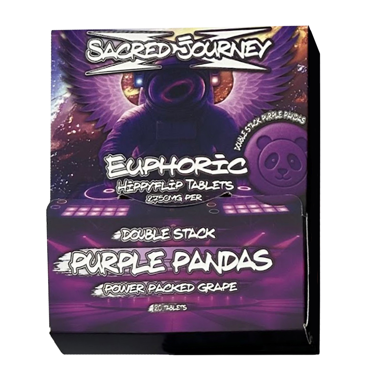 Sacred Journey Euphoric HippyFlip Mushroom Blend Tablets 2750MG - 20CT - Image 4
