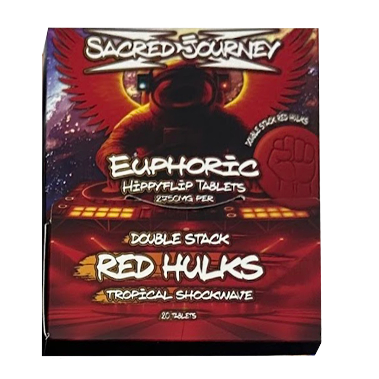 Sacred Journey Euphoric HippyFlip Mushroom Blend Tablets 2750MG - 20CT - Image 5