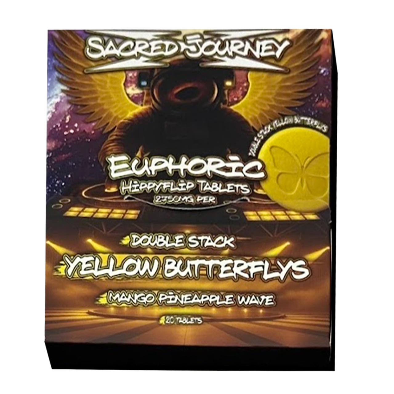 Sacred Journey Euphoric HippyFlip Mushroom Blend Tablets 2750MG - 20CT - Image 7