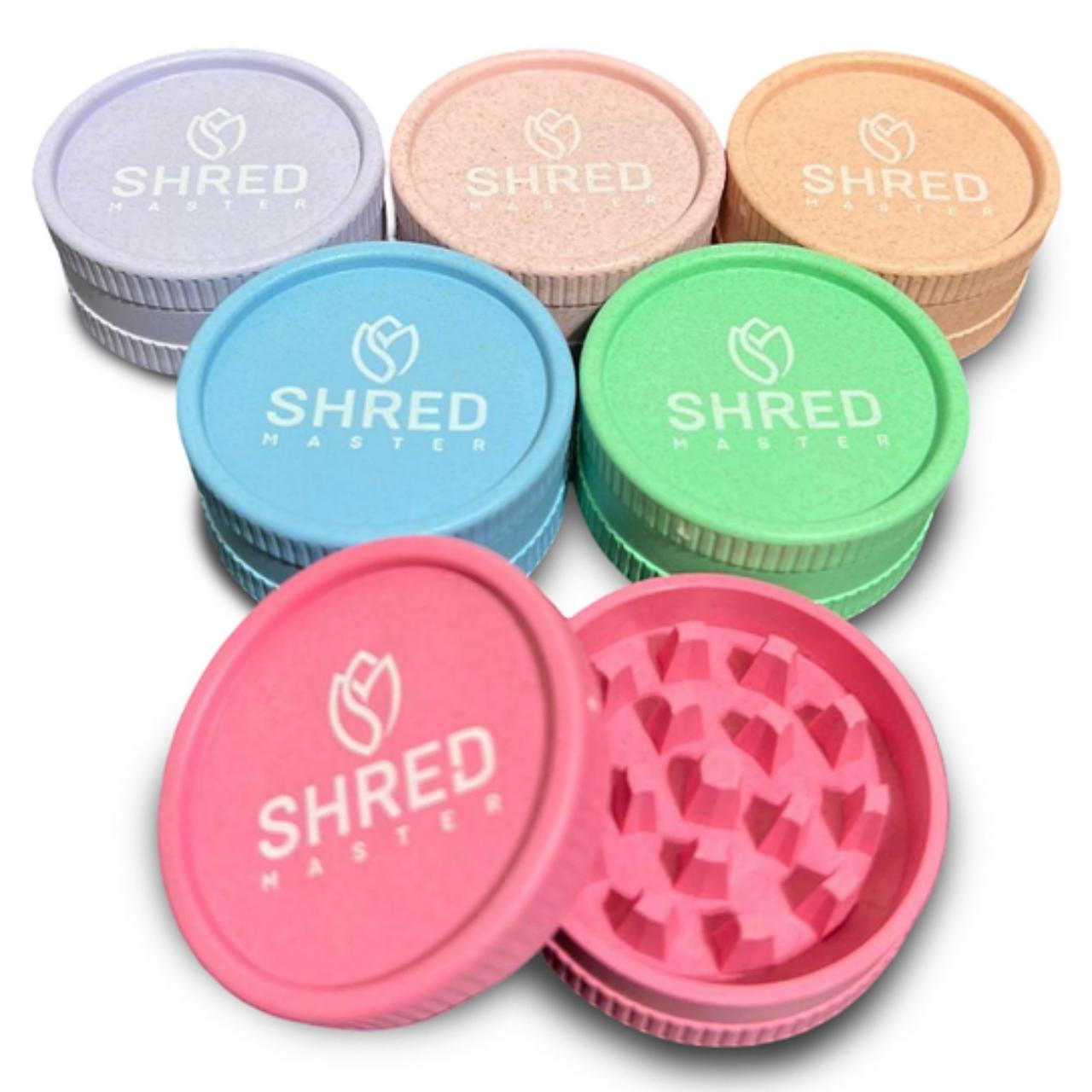 Shred Master Hemp Grinder 2 Piece -24COUNT Pastel - Image 2