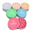 Shred Master Hemp Grinder 2PC 12CT Magnetic Pastel Colors at Puffezee – image 2