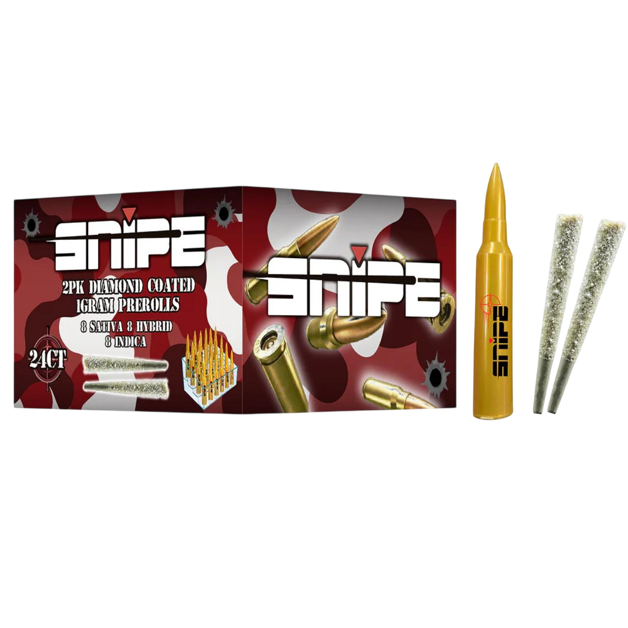 Snipe THCP Diamond Coated Prerolls 1G - 24COUNT