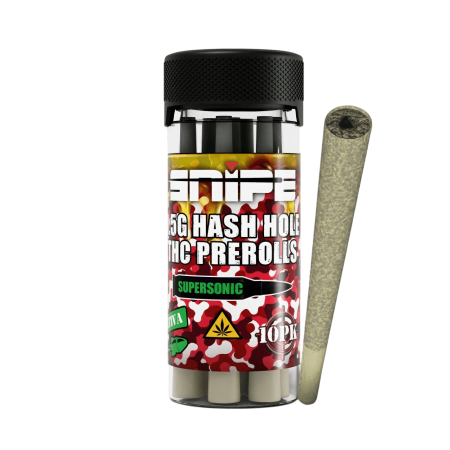 Snipe THCP Hash Hole Prerolls Jar 1.5G - 10PK