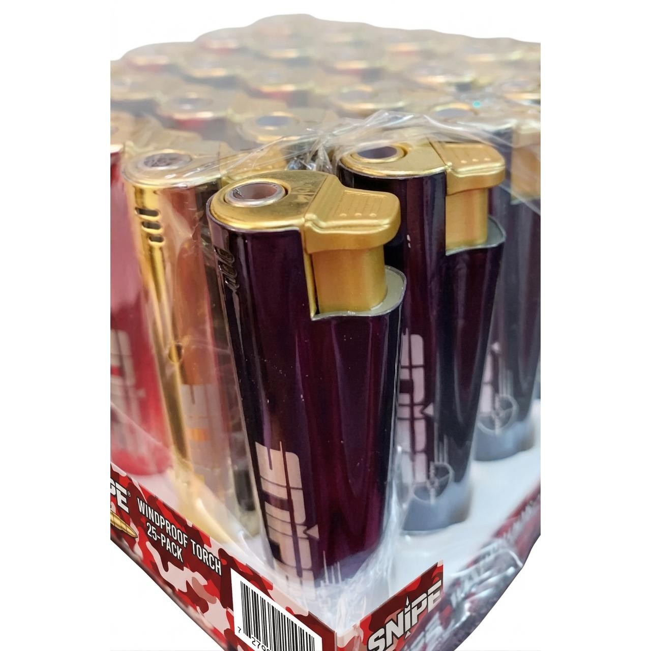 Snipe Pocket Torch Lighters - 25PK - Image 2