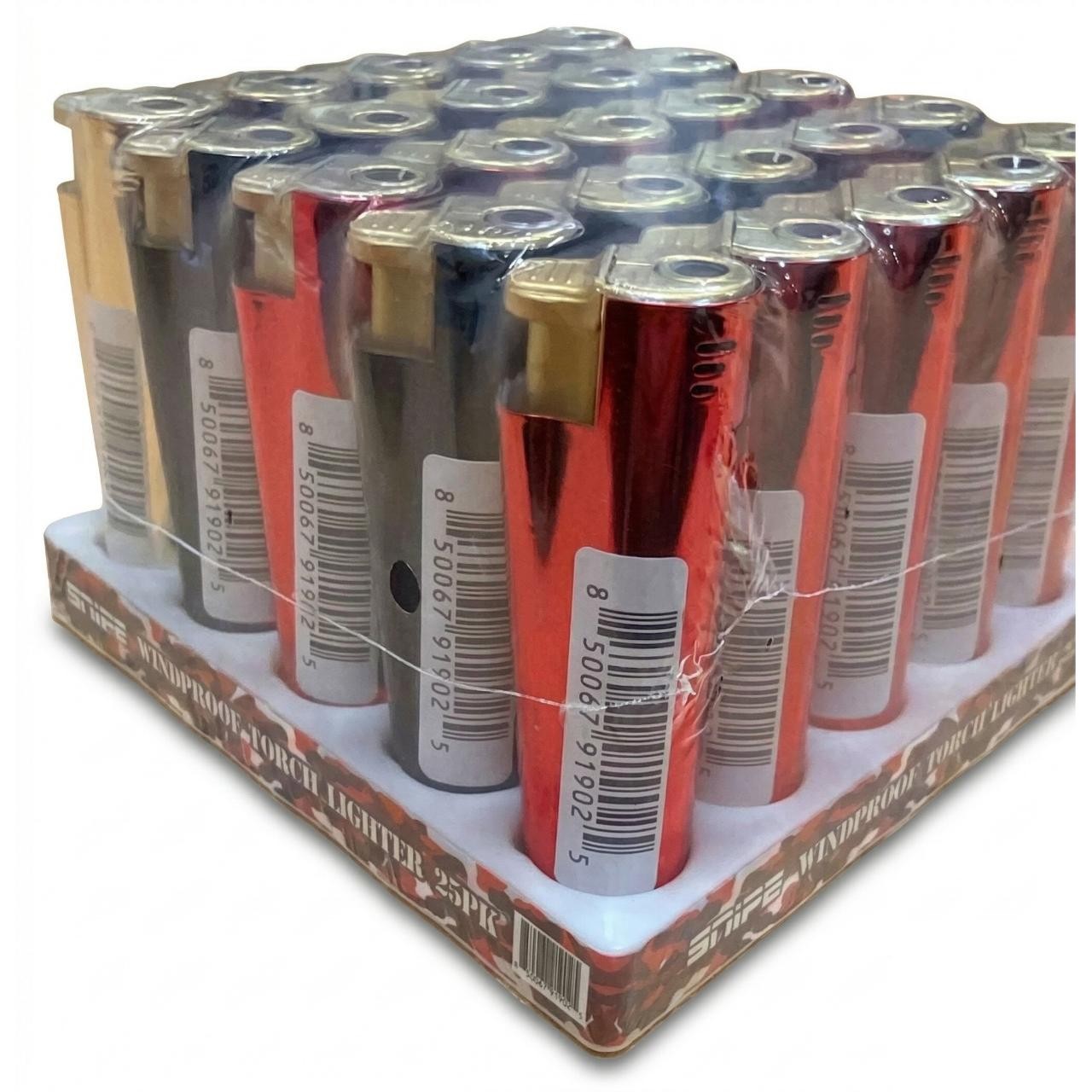 Snipe Pocket Torch Lighters - 25PK - Image 3