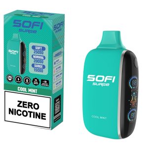 Sofi Surge Zero Nicotine 25000 Puff Disposable Cool Mint – Puffezee
