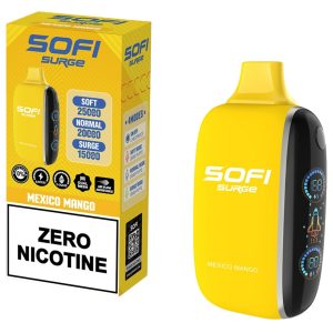 Sofi Surge Zero Nicotine 25000 Puff Disposable Mexico Mango – Puffezee