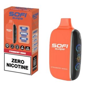 Sofi Surge Zero Nicotine 25000 Puff Disposable Strawberry Mango – Puffezee