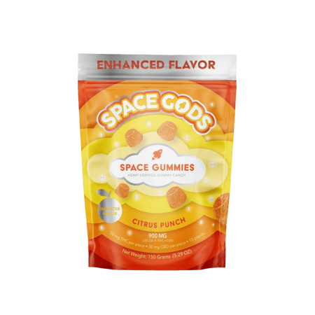 Space Gods Delta-9 THC CBD Space Gummies - 900MG -15 Count