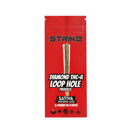 Strike Diamond THC-A Loop Hole Prerolls 2G-1COUNT