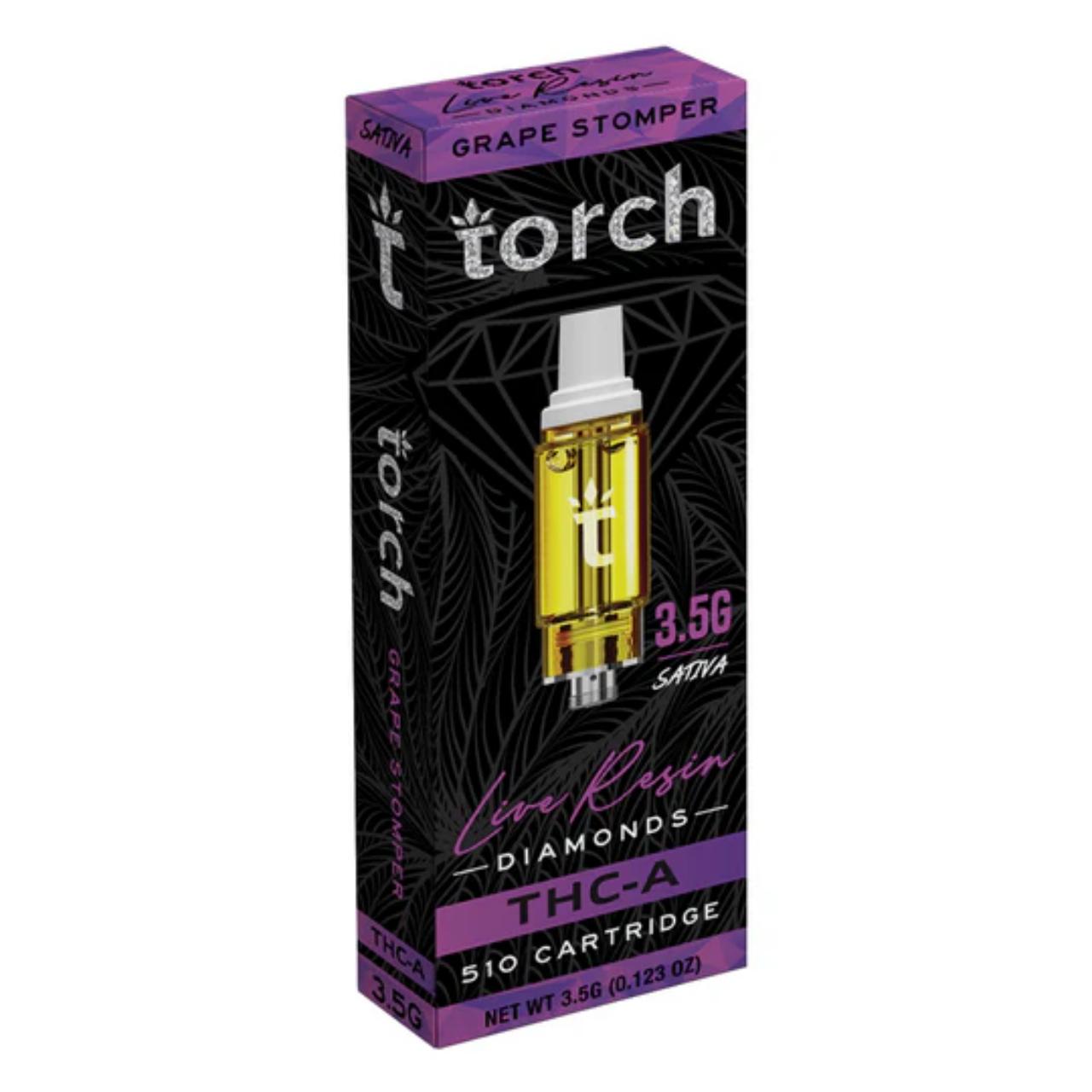 TORCH THC-A Live Resin Diamonds Cartridge 3.5G - Image 3