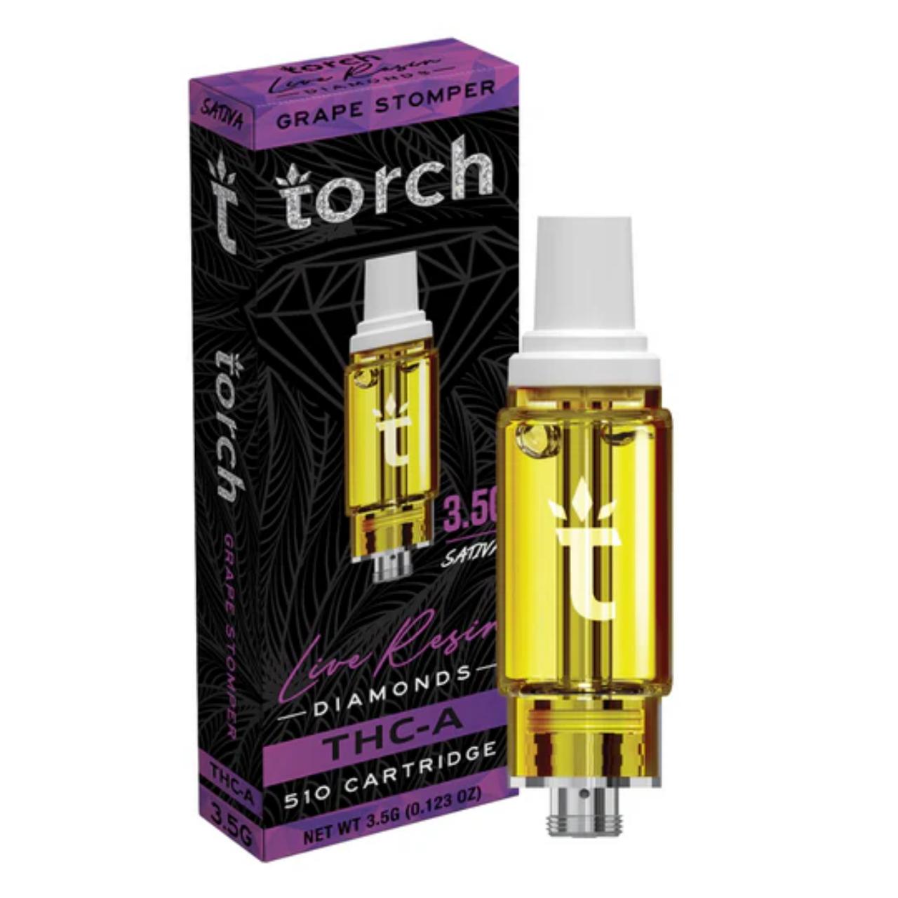 TORCH THC-A Live Resin Diamonds Cartridge 3.5G - Image 6