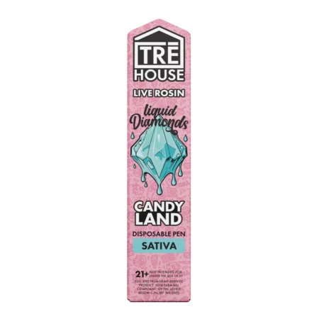 TRĒ House Live Rosin Liquid Diamonds Delta-9 THC Disposable - 2G