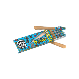 Tre House Premium Pre Roll Cones 1 1/4 Unbleached - 6PK at Puffezee