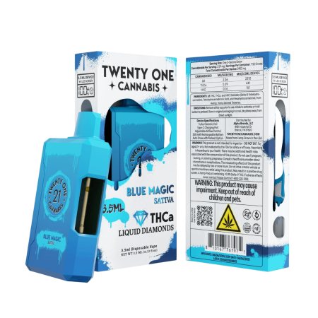Twenty One THCA Cannabis Liquid Diamonds Disposable 3.5ML