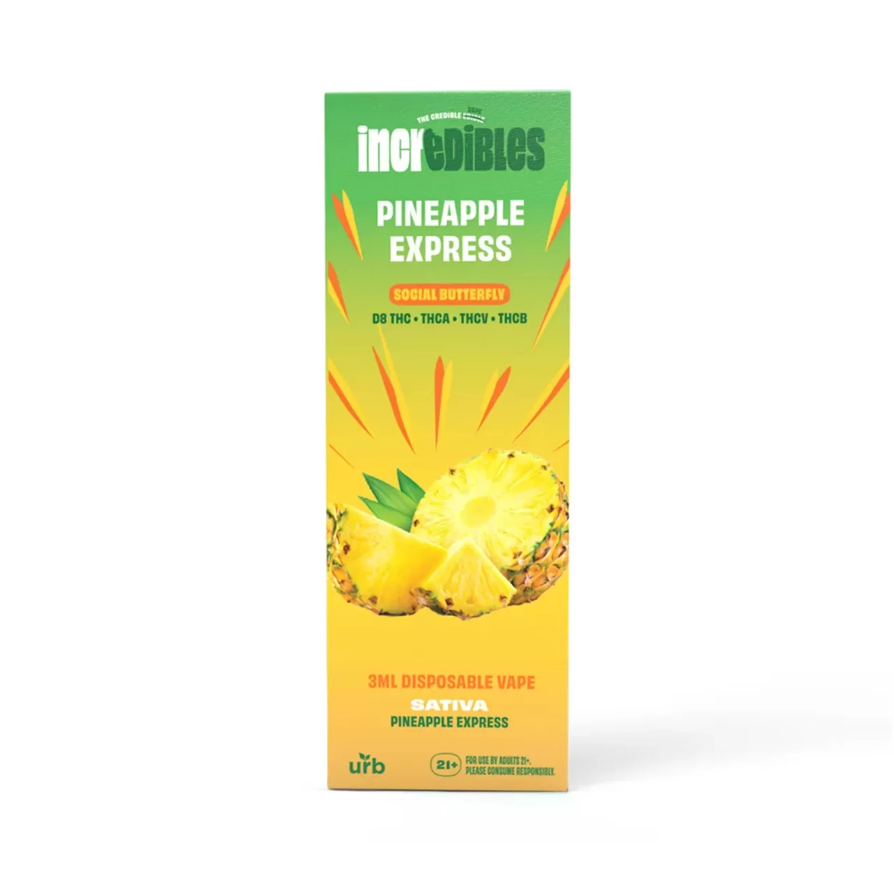 URB Incredibles Disposable - 3ML - Image 2