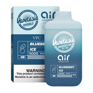 Vapetasia x Air 6000 Puff Disposable Blueberry Ice – Puffezee