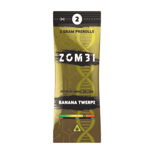 Zombi D9 THC-P CBGA DB CBG Prerolls 4G 2CT at Puffezee