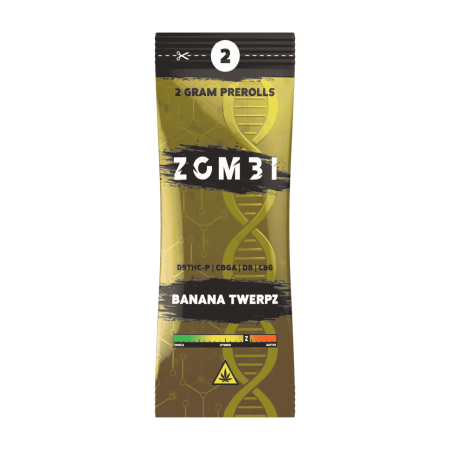 Zombi D9 THC-P CBGA DB CBG Prerolls 4G 2CT