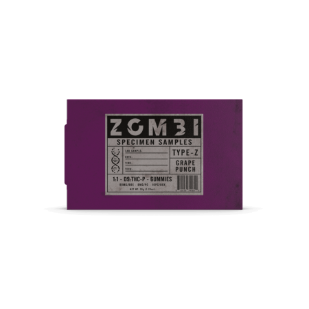 Zombi Specimen Sample Type Z 1:1 D9 THC-P Gummies - 80MG