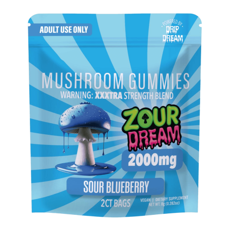 Zour Dream Edible Mushroom Gummies 60000MG - 30CT