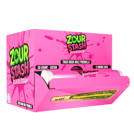 Zour Stash THC-A Hash Hole Prerolls-20Count