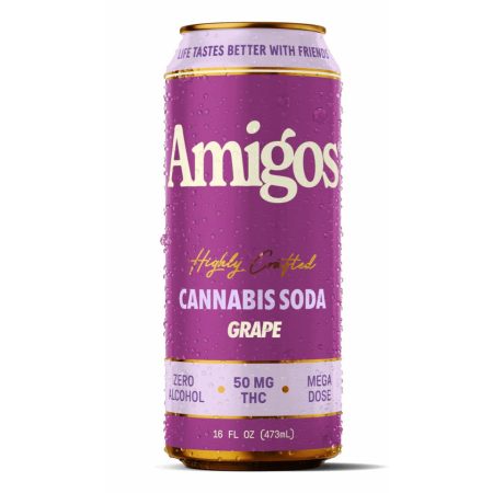 Amigos THC Cannabis Soda 50MG-1CT
